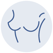 Breast Reconstruction Icon - plastic and reconstructive surgery